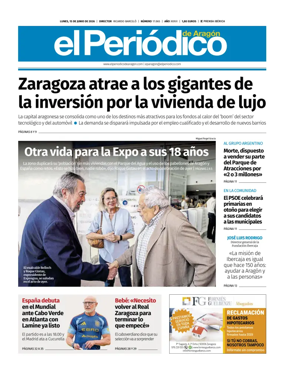 Cover of El Periodico Aragon