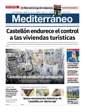Cover of El Periodico Mediterraneo