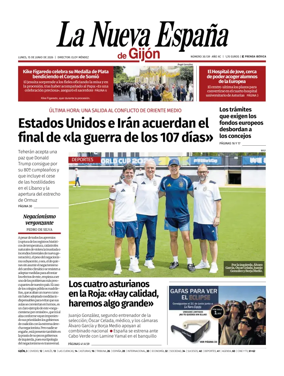 Cover of La Nueva Espana (Gijon)