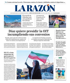 Cover of La Razon (Madrid)