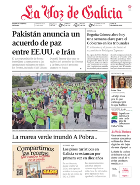 Cover of La Voz de Galicia (Barbanza)