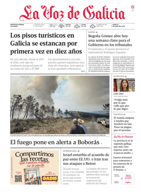 Cover of La Voz de Galicia (Ourense)