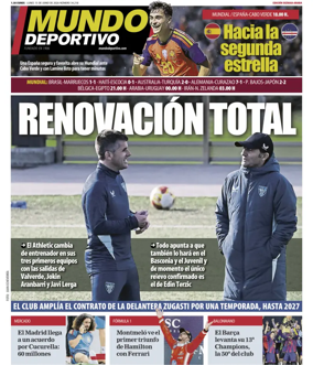 Cover of Mundo Deportivo (Bizkaia-Araba)
