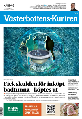 Cover of Vasterbottens-Kuriren