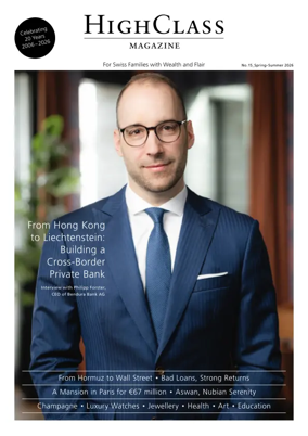 Cover of HighClass Magazine (English)