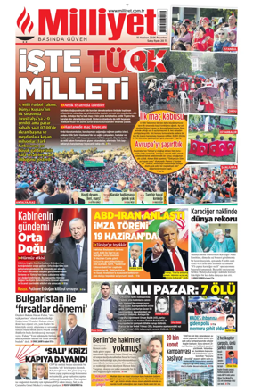 Cover of Milliyet