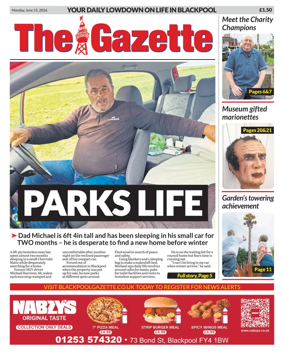 Cover of Blackpool Gazette