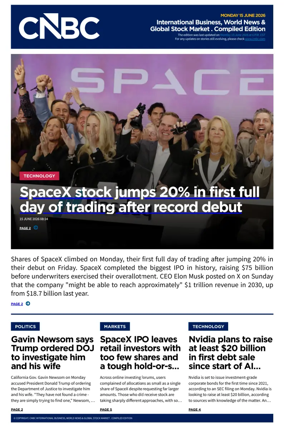 Cover of CNBC