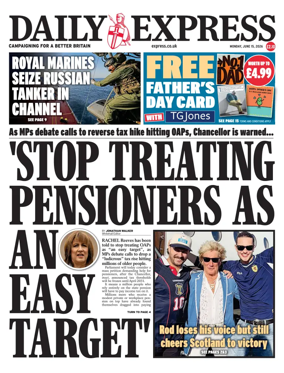 Cover of Daily Express