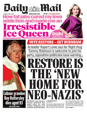 Cover of Daily Mail