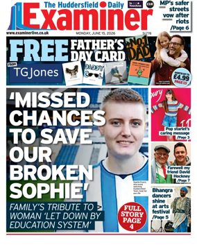 Cover of Huddersfield Daily Examiner