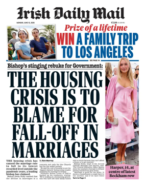 Cover of Irish Daily Mail