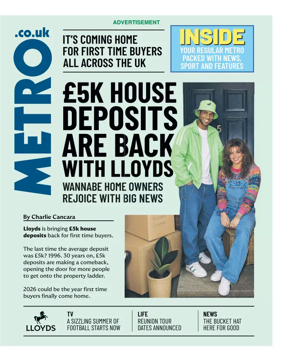Cover of Metro (UK)
