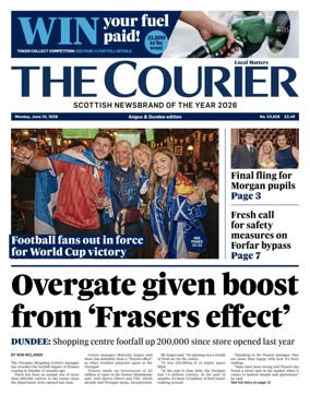 Cover of The Courier & Advertiser (Angus and Dundee)