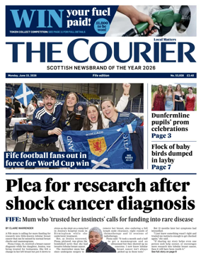 Cover of The Courier & Advertiser (Fife Edition)