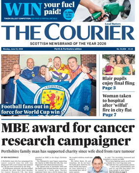 Cover of The Courier & Advertiser (Perth and Perthshire Edition)