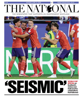 Cover of The National (Scotland)