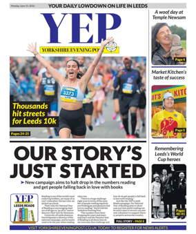 Cover of Yorkshire Evening Post
