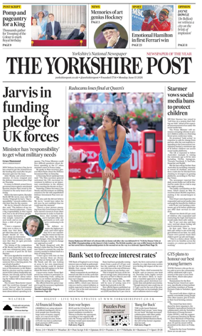 Cover of Yorkshire Post