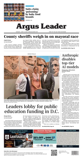 Cover of Argus Leader