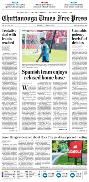 Cover of Chattanooga Times Free Press