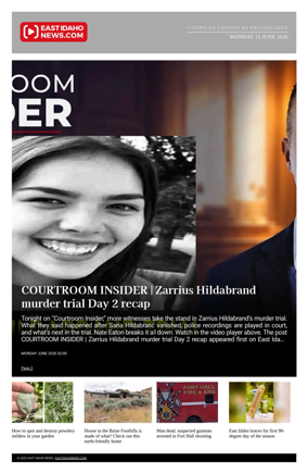 Cover of East Idaho News