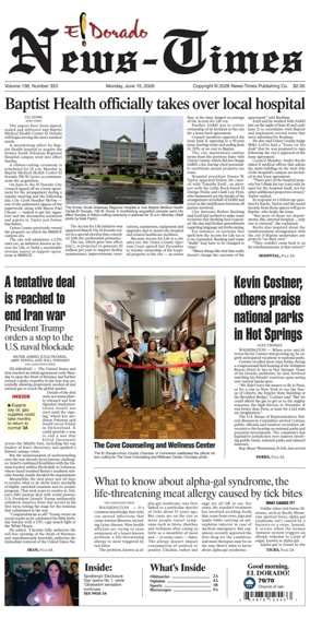 Cover of El Dorado News-Times (VCID - Camden News)