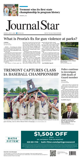 Cover of Journal Star (Peoria)