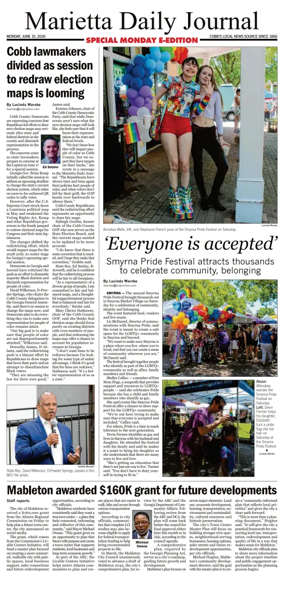 Cover of Marietta Daily Journal