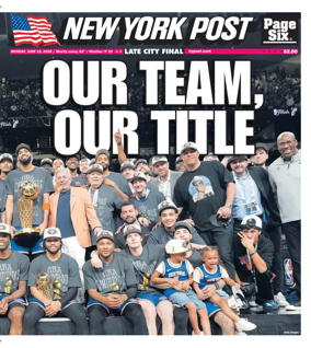 Cover of New York Post