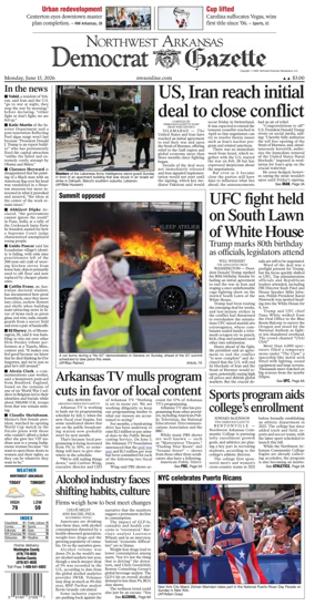 Cover of Northwest Arkansas Democrat-Gazette