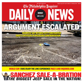Cover of Philadelphia Daily News
