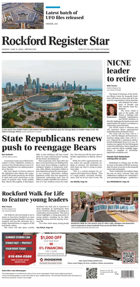Cover of Rockford Register Star