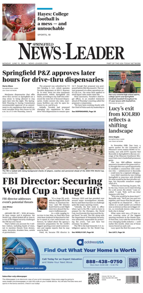 Cover of Springfield News-Leader