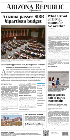 Cover of The Arizona Republic