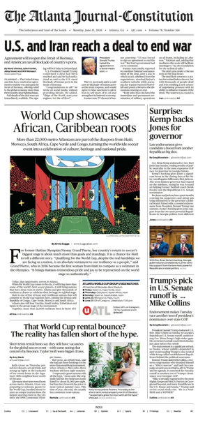 Cover of The Atlanta Journal-Constitution