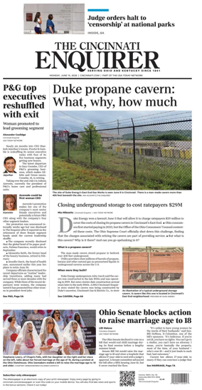 Cover of The Cincinnati Enquirer