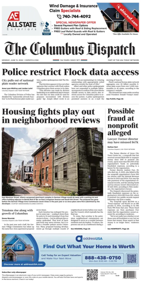 Cover of The Columbus Dispatch