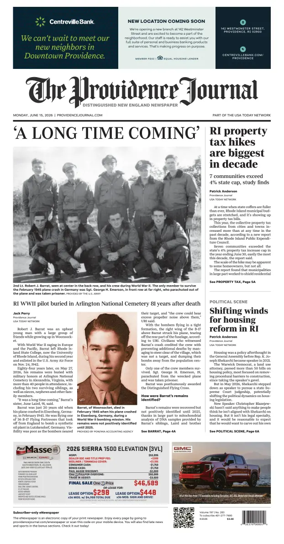 Cover of The Providence Journal