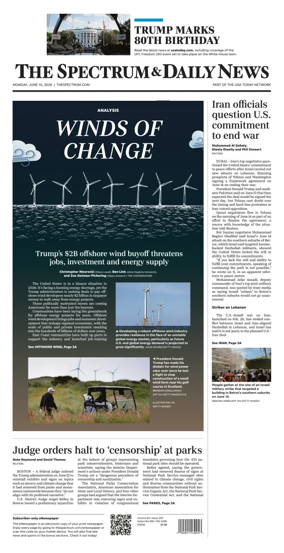Cover of The Spectrum & Daily News