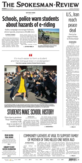 Cover of The Spokesman-Review (Spokane)