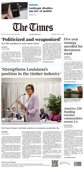 Cover of The Times (Shreveport)