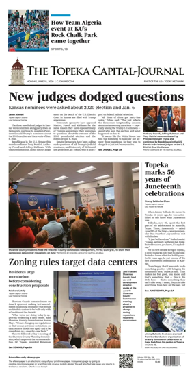 Cover of The Topeka Capital-Journal