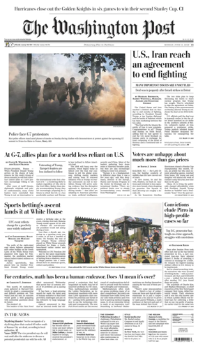 Cover of The Washington Post