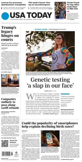 Cover of USA TODAY US Edition