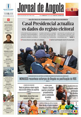 Cover of Jornal de Angola