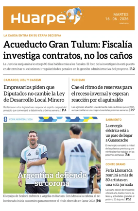 Cover of Diario Huarpe