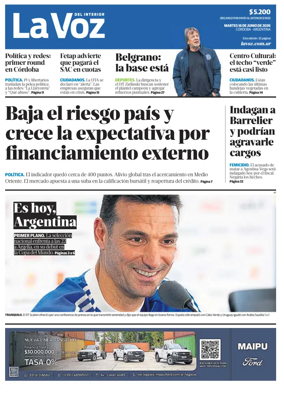 Cover of La Voz del Interior