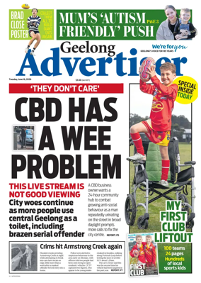 Cover of Geelong Advertiser