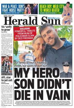 Cover of Herald Sun